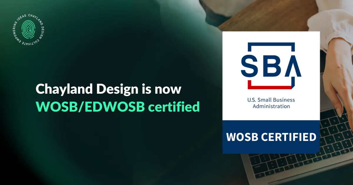 Chayland Design Is Now WOSB/EDWOSB Certified