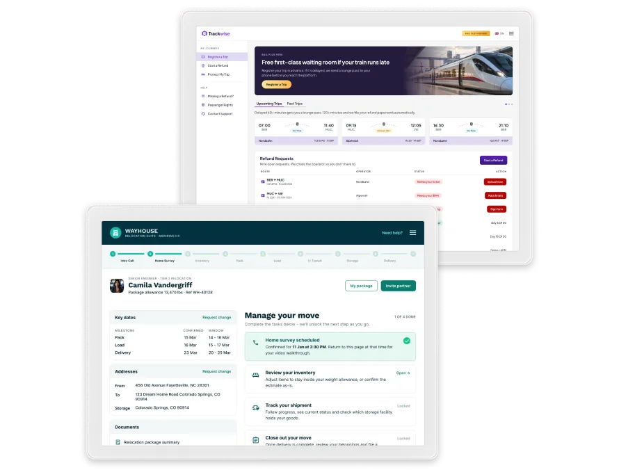 Accessible government platform screens